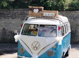 Classic VW Campervan for wedding hire in Bristol